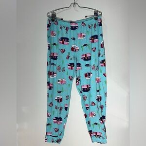 Secret Treasures Winter Lounge Pants Girls L 12/14 Camper and Animal Pattern